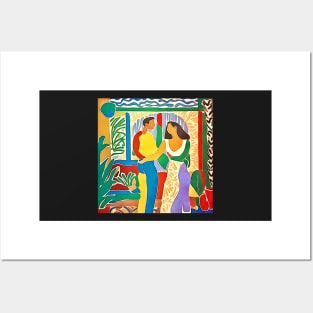 Lovers, motif 1-Matisse inspired Posters and Art